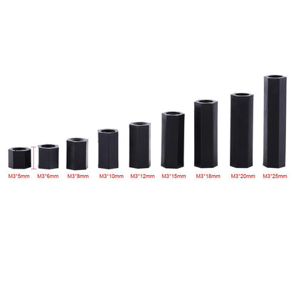 30MM Insulated Spacer M3 Nylon Hex Standoff TIS-30 (Pack of 10)