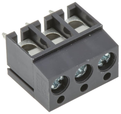 3 Pin 5mm Pitch PBT Connector Terminal Block- Black