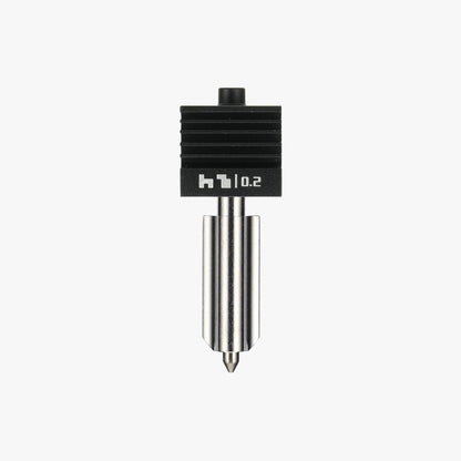 Bambu Lab Hotend with Stainless Steel Nozzle - 0.2 mm for H2/P2S/X2D (FAH059)