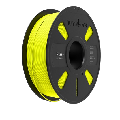 Numakers PLA+ Filament – Fluorescent Yellow – 1.75 mm / 1 kg