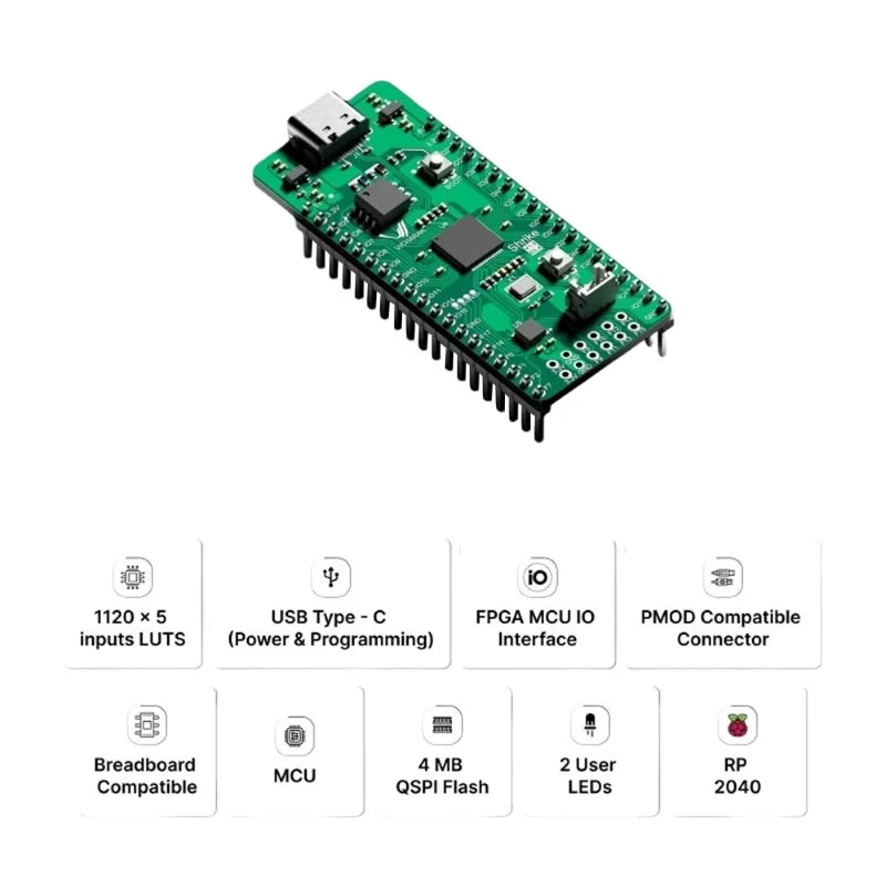 Vicharak Shrike-lite Open Source MCU FPGA Development Board