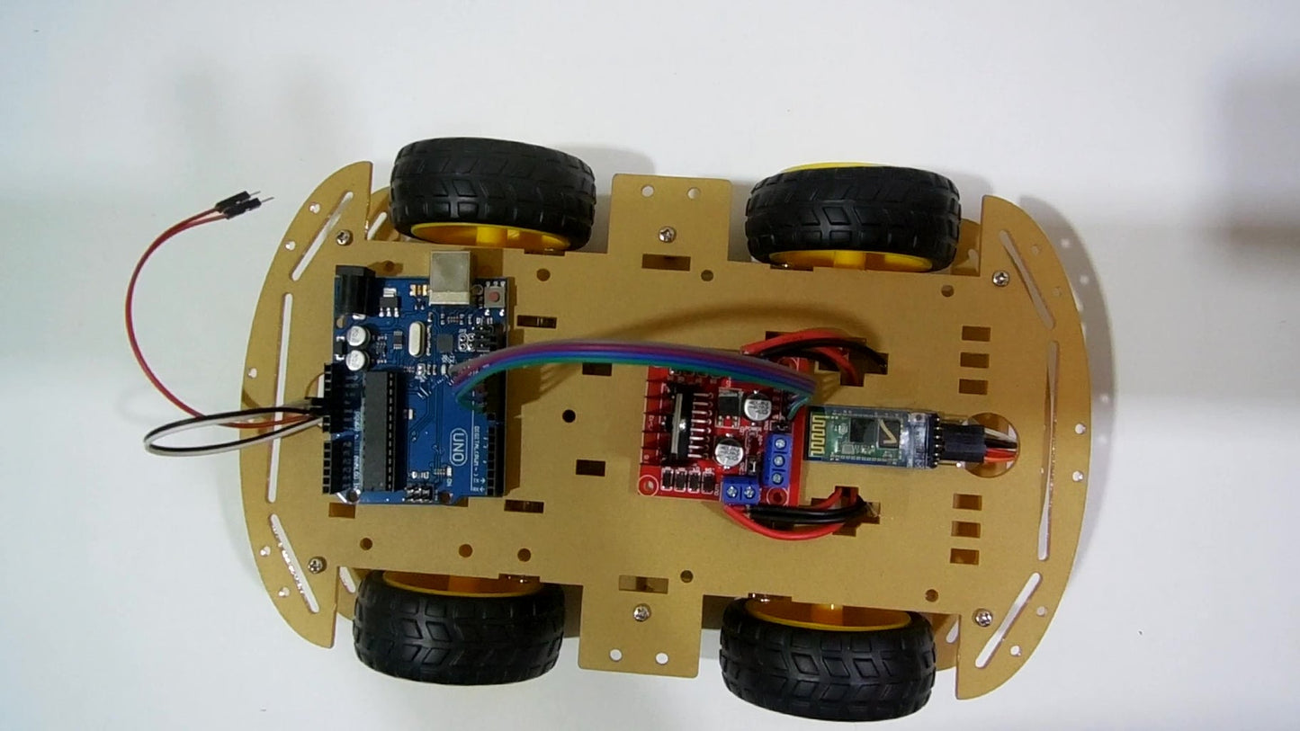 DIY Bluetooth Control Robot Kit  Using Arduino (Pre-Programmed)