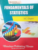 FUNDAMENTALS OF STATISTICS BY S.C. GUPTA [PAPERBACK]