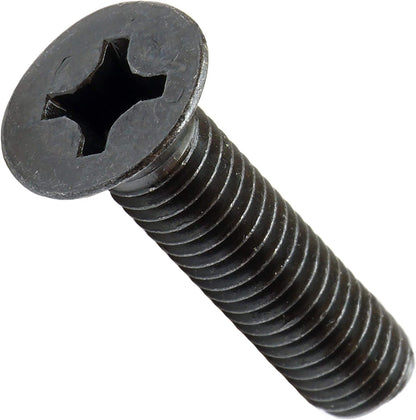 M4x10mm Phillips Head Countersunk Black Oxide Screw (Pack of 10)