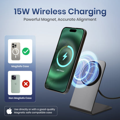 Portronics POR-2135 Flux 15W Wireless Charger (Black)