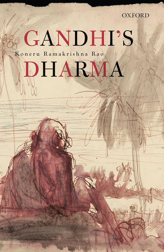 GANDHI'S DHARMA BY KONERU RAMAKRISHNA RAO (HARDCOVER) OLD BOOK