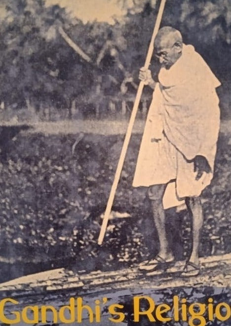 GANDHI'S RELIGION : A HOMESPUN SHAWL BY J.T.F. JORDENS [HARDCOVER]