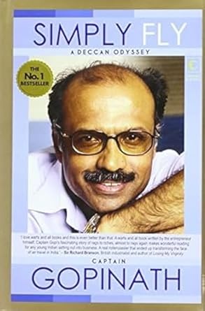 SIMPLY FLY(A DECCAN ODYSSEY) BY CAPTAIN GOPINATH (HARDCOVER) OLD BOOK