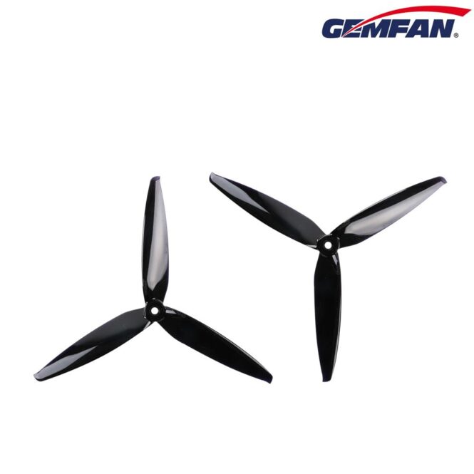 GEMFAN 6042-3 Tri Blade PC Propeller, Black (2 Pair-2 CW+ 2 CCW)