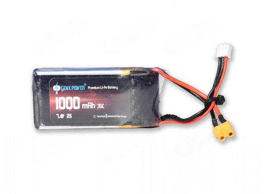 GenX 7.4V 2S 1000mAh 35C / 70C Premium Lipo Lithium Polymer Battery