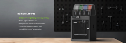 Bambu Lab P1S Combo 3D Printer