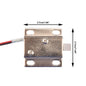 12V DC Mini Cabinet Door Drawer Electric Lock Assembly Solenoid Lock (27x27x18)mm