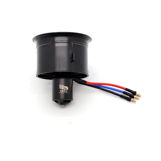 YSIDO 2836-3550kv-4s 64mm RC EDF Motor Duct Fan 11-Blades with 2S-4S 50A ESC Brushless Power for RC JET Aircraft Airplane EDF Plane Parts