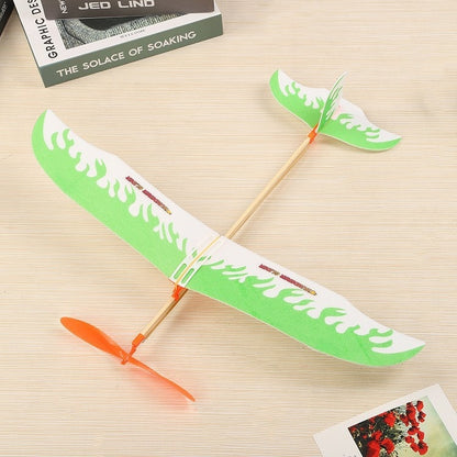 DIY Rubber Band Powered Plane Thunderer Glider Model Kit – Pack of 20