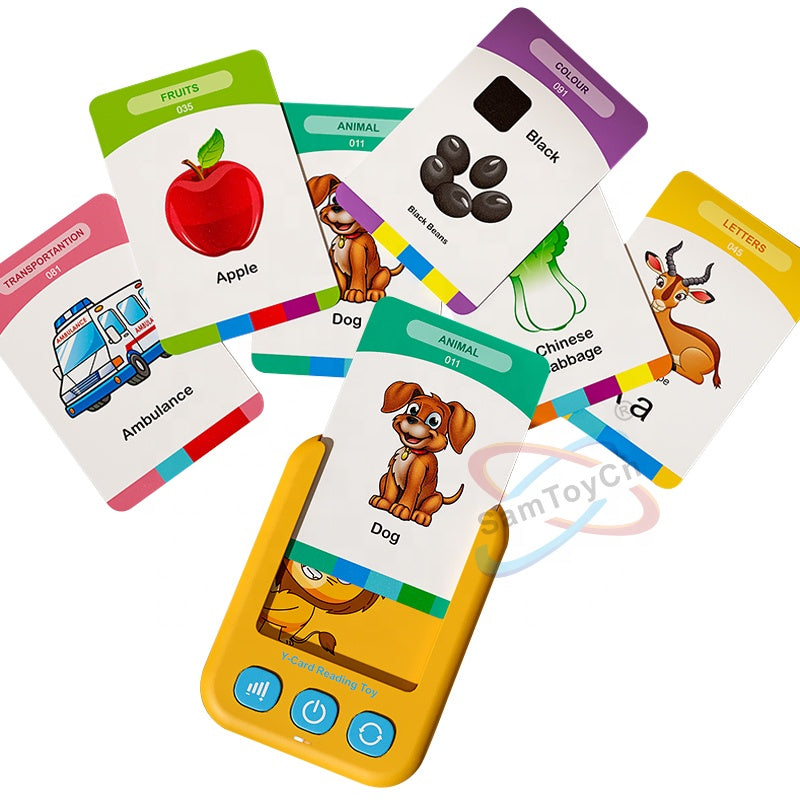 Samtoy English Sight Words Cognitive Cards Talking Flash Cards Learning Toys