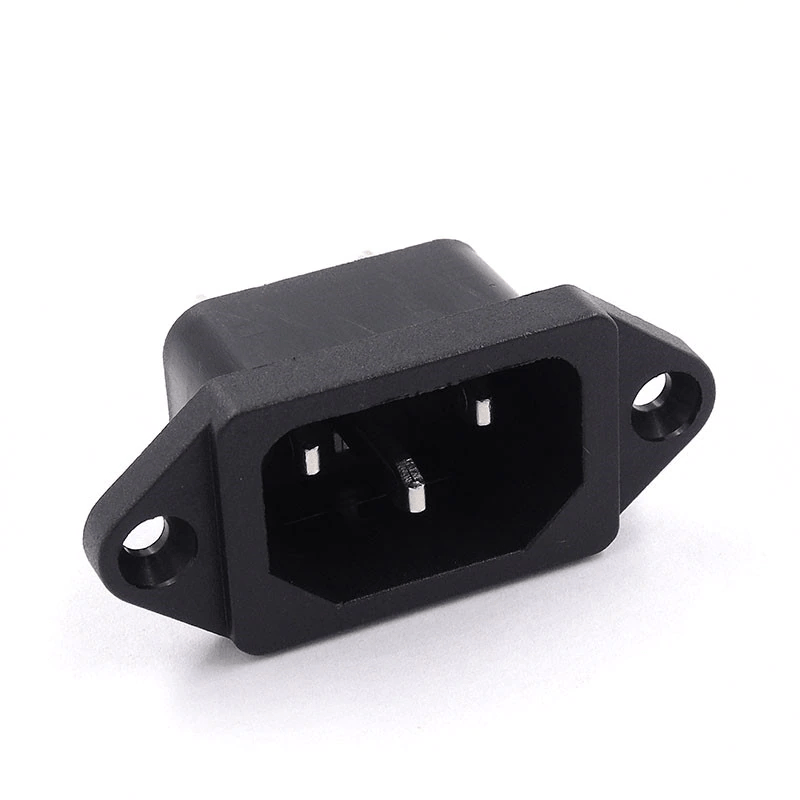 IEC320 C-14 Male Adapter Computer Power Supply AC 250v 10a CP-22S Pane ...