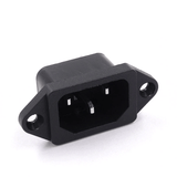 IEC320 C-14 Male Adapter Computer Power Supply AC 250v 10a CP-22S Panel Mount 3 Pin
