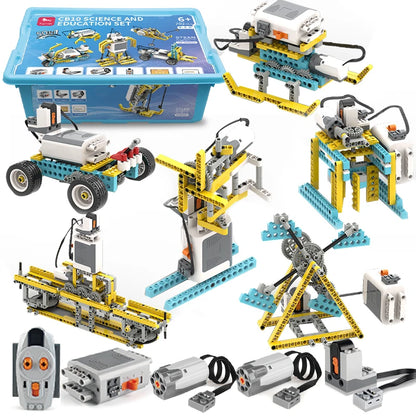 CB10 702pcs 50 in 1 Science and Education Set Building Blocks Robot DIY with App Control