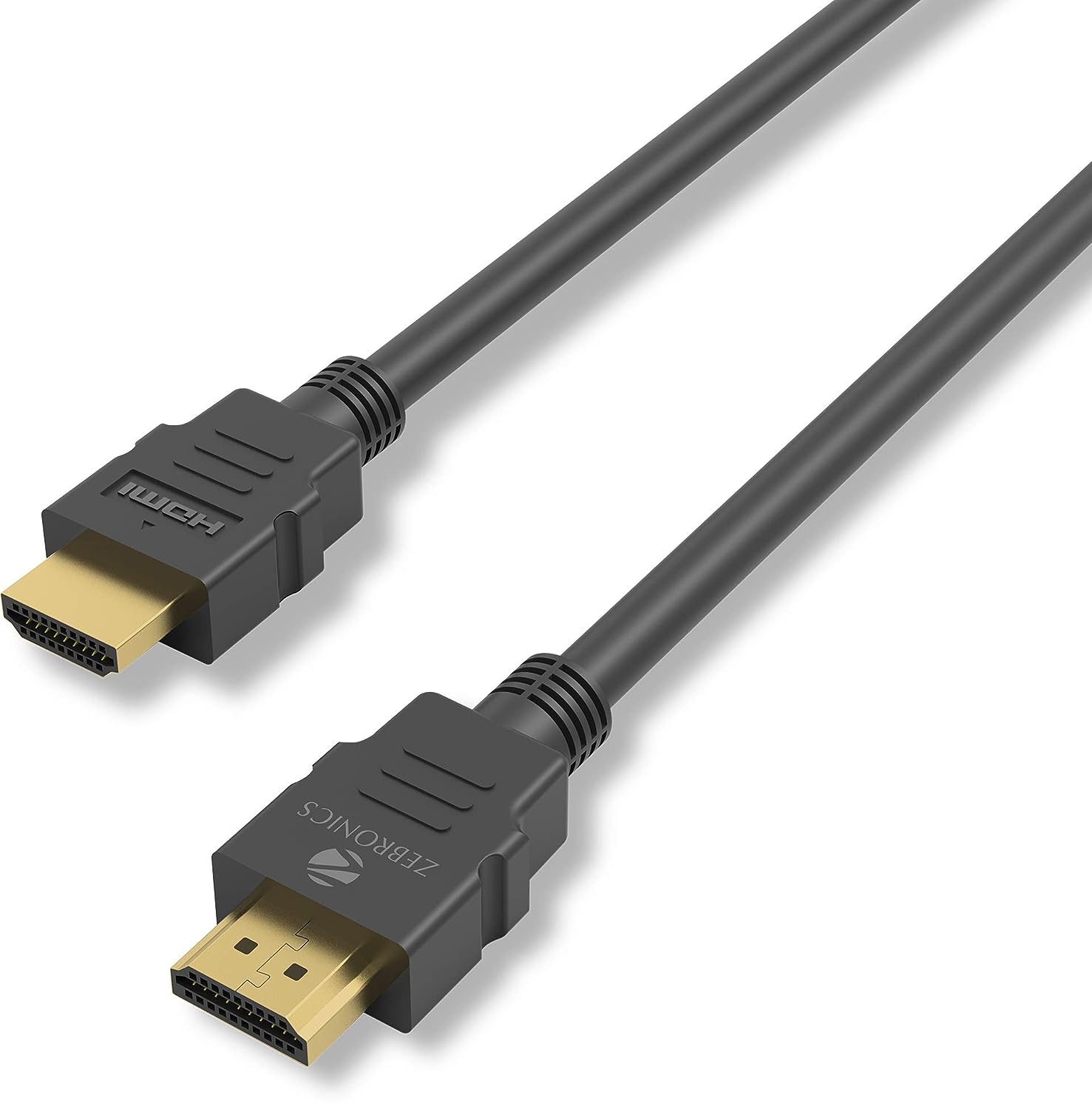 Zebronics Zeb-HAA5020 (5 Meter/ 16 feet) HDMI Cable Supports 3D, ARC & CEC Extension, Compatible with HDMI-Enabled TV, Blu-ray, Playstation (Gold Plated Connectors) HDMI Cable