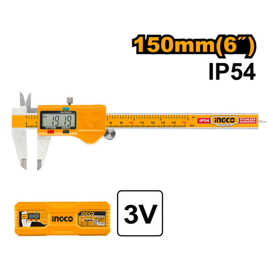 Ingco HDCD28150 Digital Vernier Caliper 150mm (6 inches)