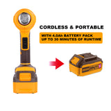 INGCO HGLI20025 20V Cordless Heat Gun With 3 PCS Nozzles, 4.0Ah Battery & Charger