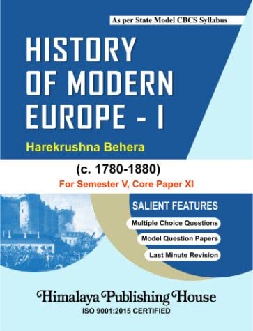 HISTORY OF MODERN EUROPE-I (C.1780-1880) BY HAREKRUSHNA BEHERA [HARDCOVER]