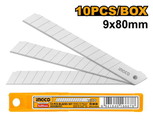 INGCO HKNSB0901 9X80mm Blades Set (Pack of 10)
