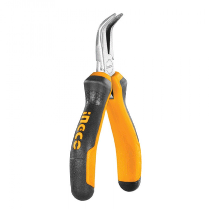 INGCO HMBNP08115 Mini Bent Nose Pliers – 115 mm (4.5")