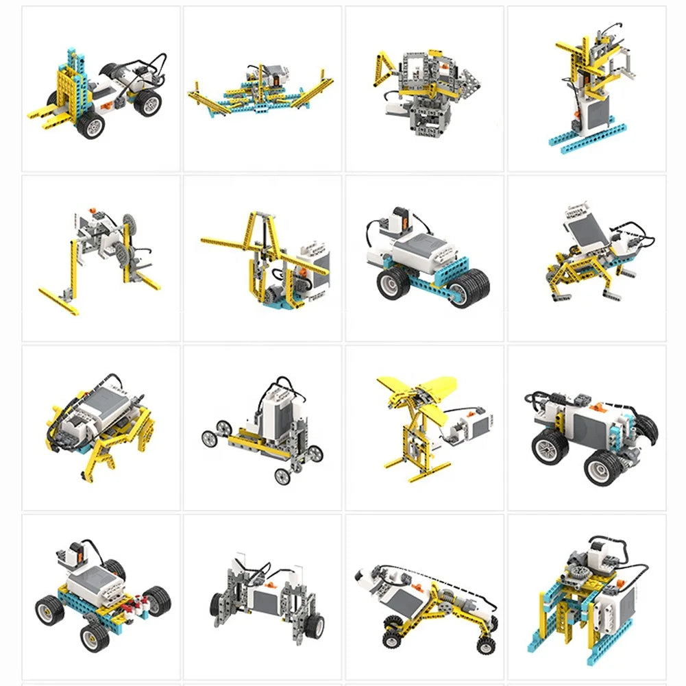 CB10 702pcs 50 in 1 Science and Education Set Building Blocks Robot DIY with App Control