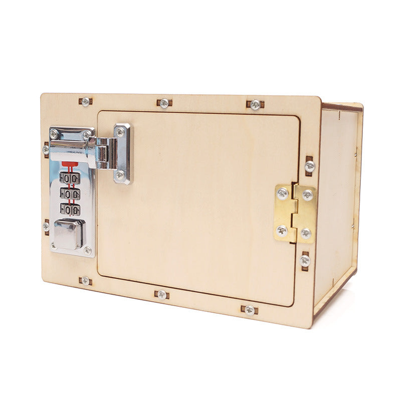 DIY Mechanical Combination Lock Model Set for Steam Experiment - Children's Toy Hand-Assembled Password Box DIY Set