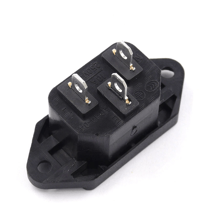 IEC320 C-14 Male Adapter Computer Power Supply AC 250v 10a CP-22S Pane ...