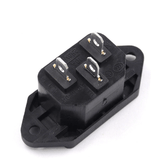 IEC320 C-14 Male Adapter Computer Power Supply AC 250v 10a CP-22S Panel Mount 3 Pin