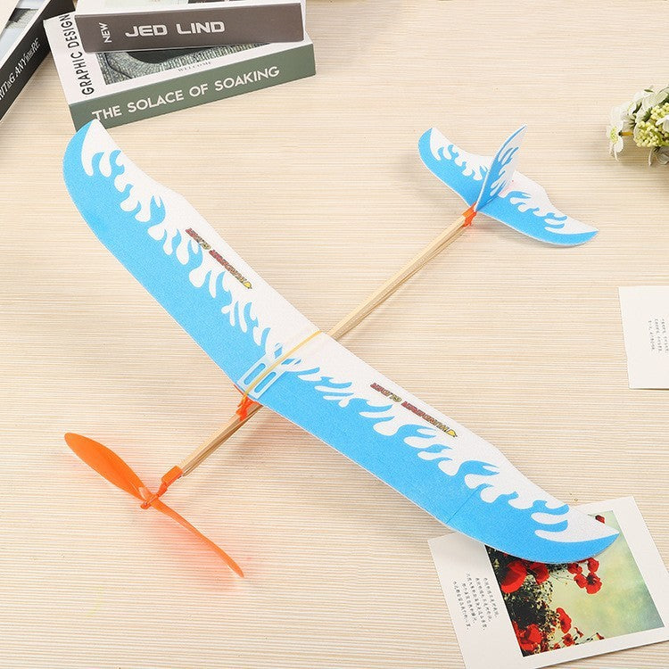 DIY Rubber Band Powered Plane Thunderer Glider Model Kit – Pack of 20