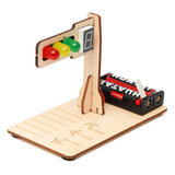 DIY Automatic Traffic Signal Lights Science Educational Kit for Kids