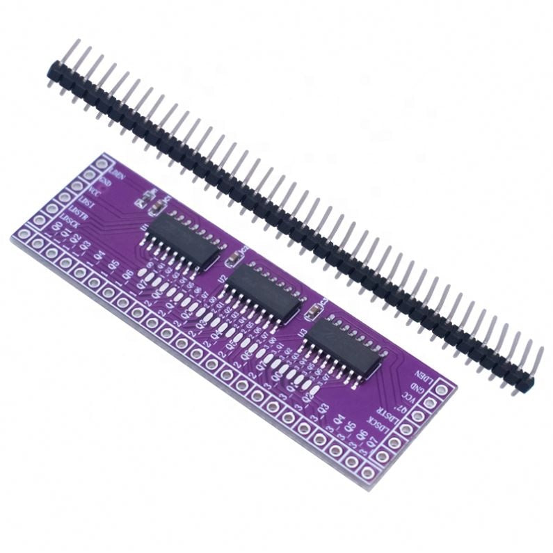 74HC595 Serial to Parallel pin IO Expansion Module