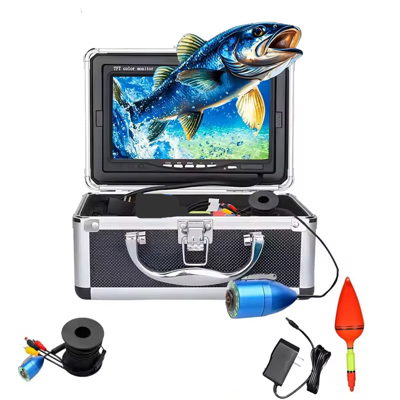 7-inch LCD Display Fish Finder 10000mAh HD Waterproof Underwater Fishing Camera 8 PCS White LEDs Used for Underwater Fishing