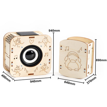DIY Laser Audio Transmission Device  Model Set for Steam Experiment (A-52)