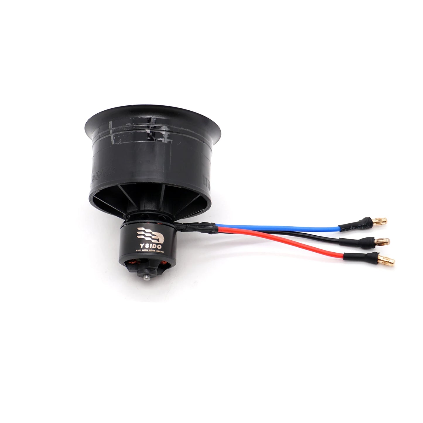 YSIDO 2627-4350kv-4s 50mm RC EDF Motor Duct Fan 11-Blades with 2S-4S 40A ESC Brushless Power for RC JET Aircraft Airplane EDF Plane Parts
