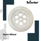 200mm Cast Nylon Heavy Duty Robot Wheel 200x40mm