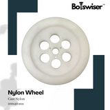 200mm Cast Nylon Heavy Duty Robot Wheel 200x40mm