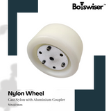 80mm Cast Nylon Heavy Duty Robot Wheel 80x40mm