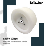 120mm Cast Nylon Heavy Duty Robot Wheel 120x40mm