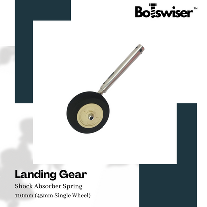 110mm Shock Absorber Spring Landing Gear For RC Airplane Gear with 45mm Wheel