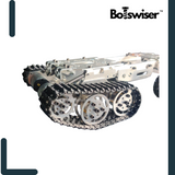 DIY 4WD CNC Metal Tank Chassis ATV Robot Track Tank Suspension Obstacle Crossing Crawler 4×4 (UNASSEMBLED)