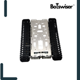 DIY CNC Metal Tank Chassis Obstacle Crossing Crawler with Shock Absorption (UNASSEMBLED)