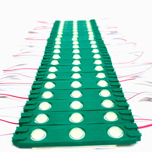 12V 3 LED Module Waterproof LED Strip Light (GREEN)