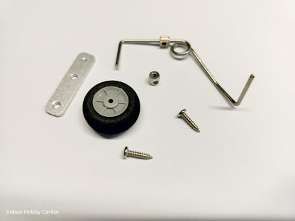 Landing Gear For RC Airplane Alloy Tail Wheel Kit with 25mm Wheel