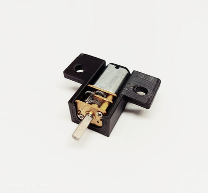 Full Mounting Bracket for N20 Micro Gear Motors (Black)