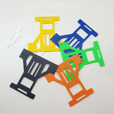 3D Printed Line Follower Robot Chassis with N20 Motor Clamps