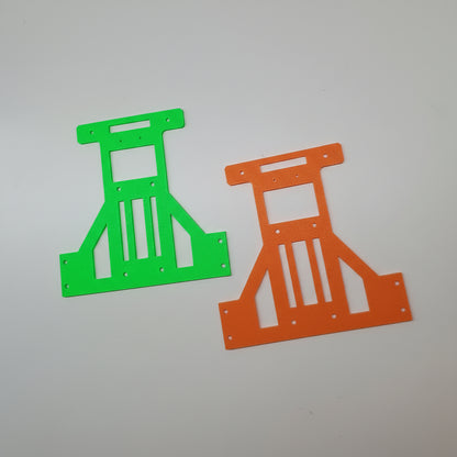 Line Follower Chassis Compatible with N20 Motor with Clamp (3D Printed, ABS)